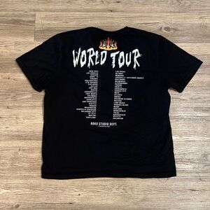 ROKU STUDIO (WHITE “WORLD TOUR T-SHIRT) SIZE 2XL